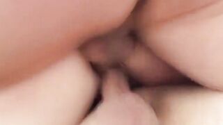 Superb dark hair getting double screwed outside