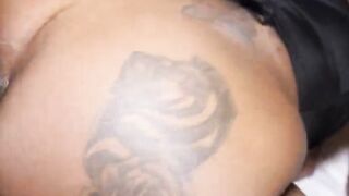 kim ocean ebony black suck n spit taking it from the back