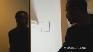 Black stud pounding old wifey with huge african penis
