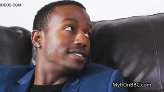 Black stud pounding old wifey with huge african penis