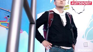 HornyHostel - Minori H Adventurous Ukrainian Eighteen Gets Her Tight Cunt Nailed!