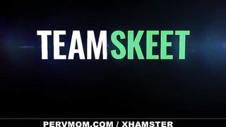 PervMom - Amateur Dude Sucked Off By New Young Stepmom