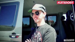 BumsBus - Honey Diamond Bombshell German Bitch Intense Pussy Fuck Inside The