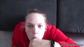 Ass 18 yo plowed and get facial after shower