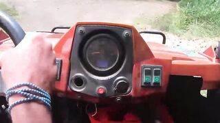 Buggy tour got his Thai girlfriend wet