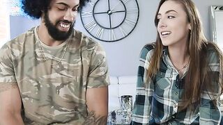 Tiny Girlfriend Plowed in Dirty Positions - TeamSkeet
