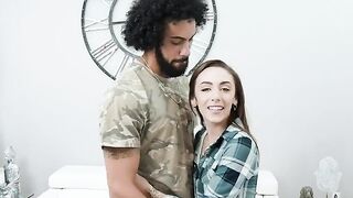 Tiny Girlfriend Plowed in Dirty Positions - TeamSkeet