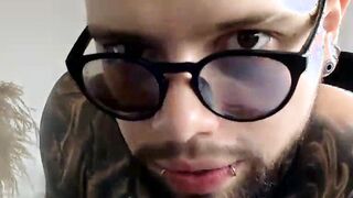 Colossal Black tattoo masturbating Part 2