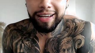 Colossal Black tattoo masturbating Part 2
