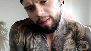 Colossal Black tattoo masturbating Part 2