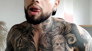 Colossal Black tattoo masturbating Part 2