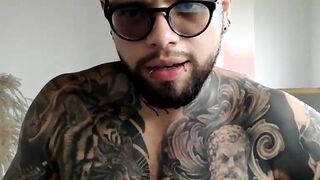 Colossal Black tattoo masturbating Part 2