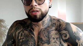Colossal Black tattoo masturbating Part 2