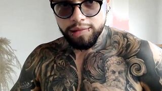 Colossal Black tattoo masturbating Part 2