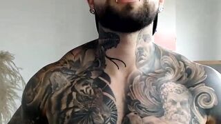 Colossal Black tattoo masturbating Part 2