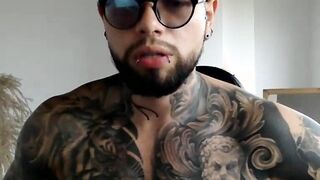Colossal Black tattoo masturbating Part 2