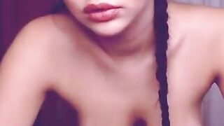 Amazing Babe with big boobs fingering