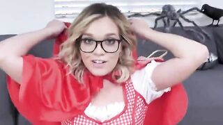 Gigantic Dick Trick Or Treat For Lusty Step Sister
