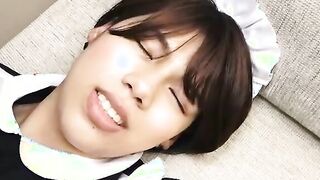 It\'s a nice day for Hinata Nanase to cheat on her husband by sucking off cock!