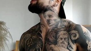Colossal Black tattoo masturbating Part 2 2
