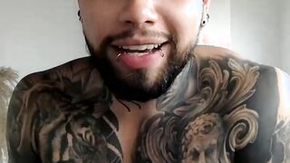 Colossal Black tattoo masturbating Part 2 2