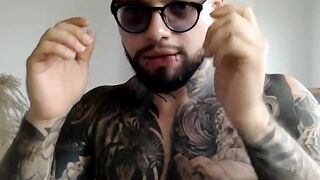 Colossal Black tattoo masturbating Part 2 2