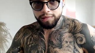 Colossal Black tattoo masturbating Part 2 2