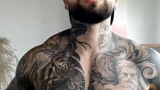 Colossal Black tattoo masturbating Part 2 2
