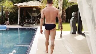 XXXSHADES - CANELA SKIN PAWG LATINA SATISFIED BY TURNED ON GARDENER AT THE POOL