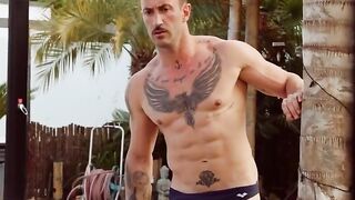 XXXSHADES - CANELA SKIN PAWG LATINA SATISFIED BY TURNED ON GARDENER AT THE POOL