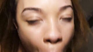 too fine Jamie Marleign swallow stretch3x long ebony penis boned that mixe
