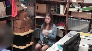 Chubby 18 Year Old Brooke Bliss Caught Shoplifting And Fuck Hard