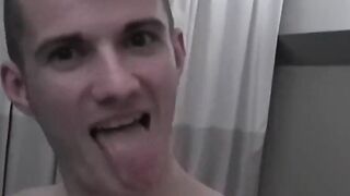 Eaten out Slender Brit Getting Spitroasted