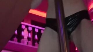Kiki doing Anal at a Strip Joint