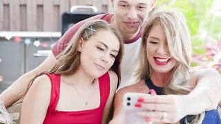 Amazingly hot Barely Legal Selena Love Takes Stepbrother's Cum In Her Mouth To Celebrate