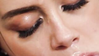 Amazingly hot Barely Legal Selena Love Takes Stepbrother's Cum In Her Mouth To Celebrate