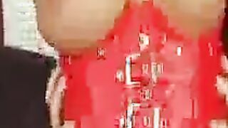Phoenix Marie fucking into the living room with her jugs