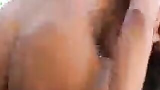 Friend Esperanza Gomez fucking into the outdoors with her titties