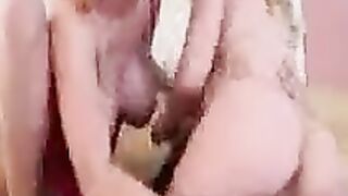 Friend Krissy Lynn fucking in the couch with her small titted