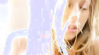 On a Hot summer afternoon, sex siren Chastity Lynn can't take the heat while tending