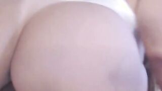 Hot Latina with big juicy ass fucks her pussy