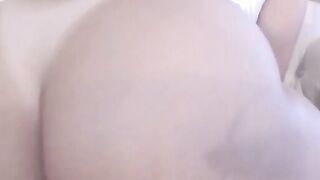Hot Latina with big juicy ass fucks her pussy