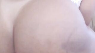 Hot Latina with big juicy ass fucks her pussy