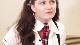#LETSDOEIT - Francesca Di Caprio Getting double penetration Threeway At School