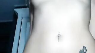 Busty Blonde Babe gets naked for you