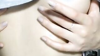 Busty Blonde Babe gets naked for you
