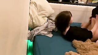 Cryptobillionaire playing with new tinder chick