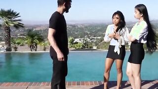 SCAM ANGELS - #Ember Snow #Jade Kush #Logan Big - Gigantic Dick