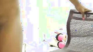 Ebony fucks her tight ass and loves her Lovense Lush