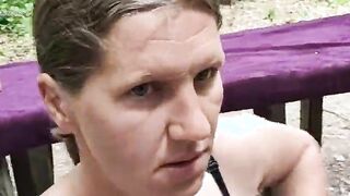 MILF inside the park getting a raging dick